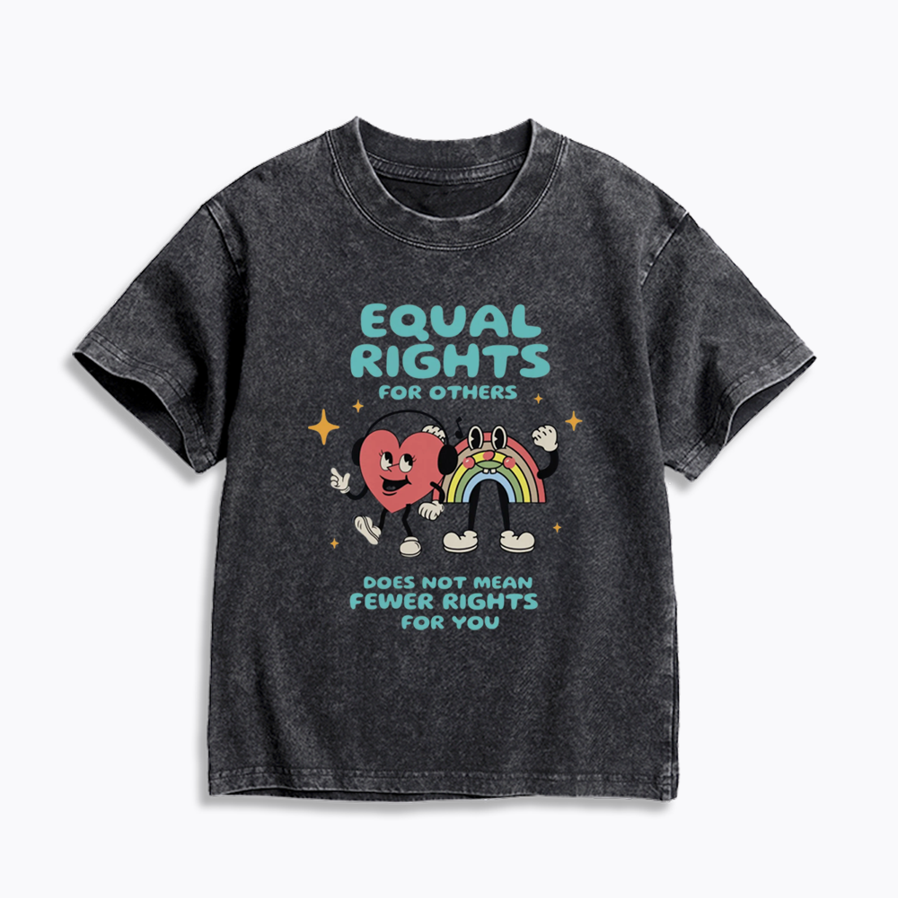 Equal Rights Kids Washed T-Shirts
