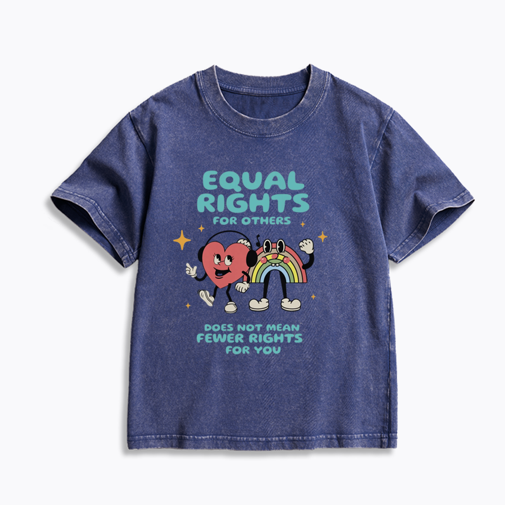 Equal Rights Kids Washed T-Shirts