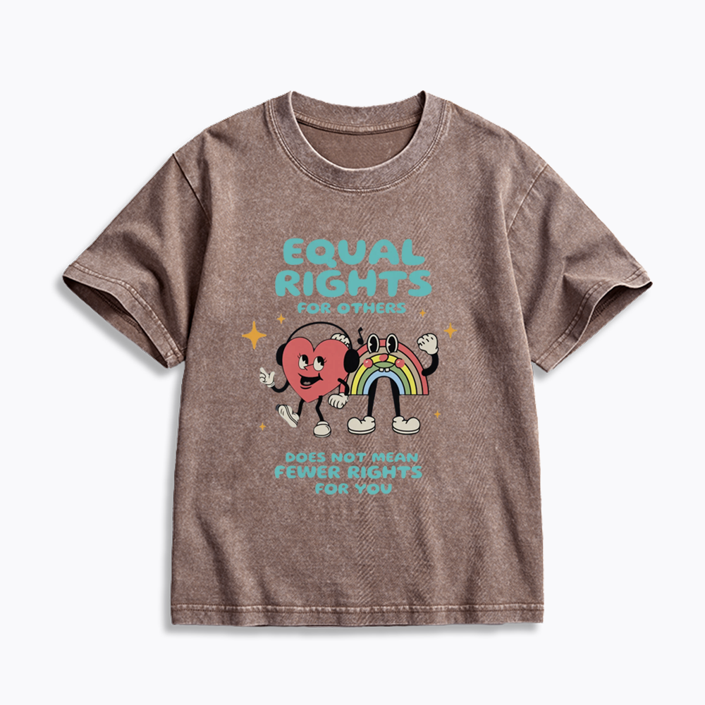 Equal Rights Kids Washed T-Shirts