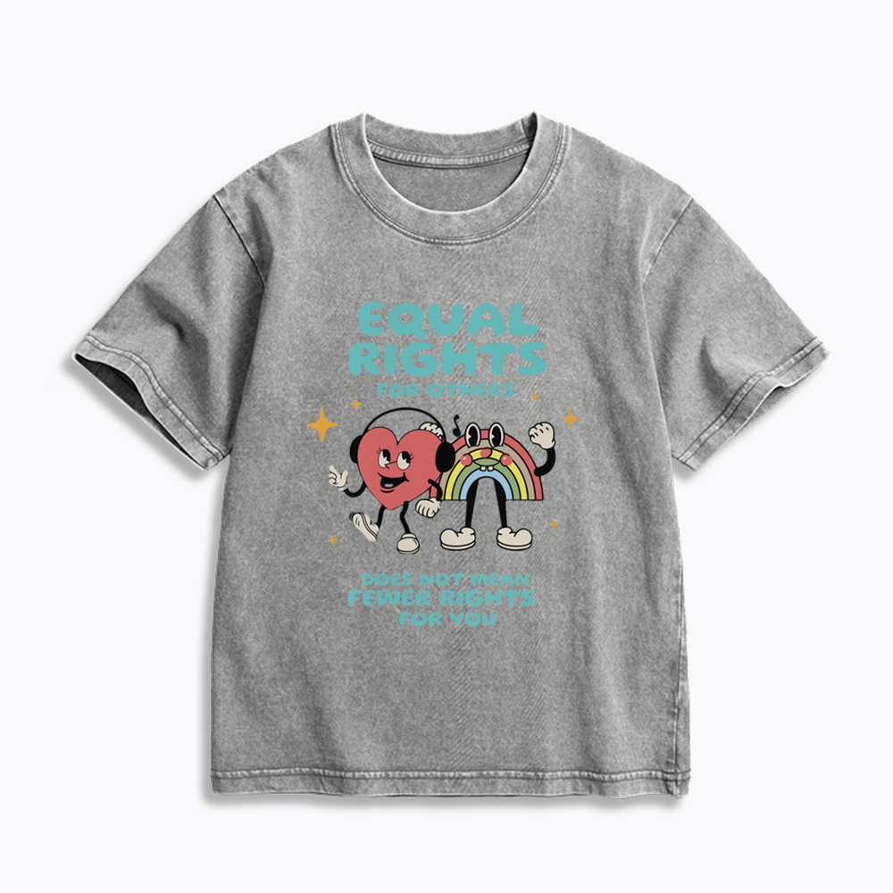 Equal Rights Kids Washed T-Shirts