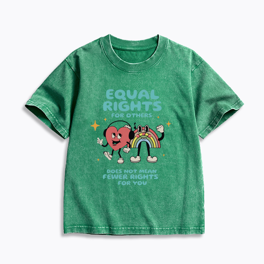 Equal Rights Kids Washed T-Shirts
