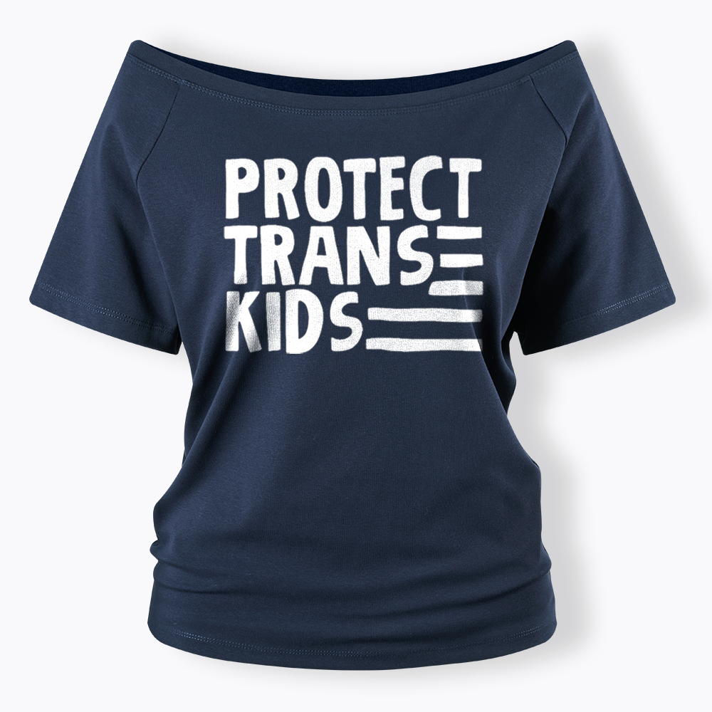 Protect Trans Off Shoulder T-shirts