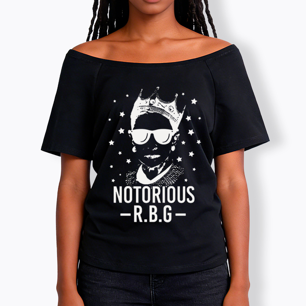 Notorious RBG Off Shoulder T-Shirt
