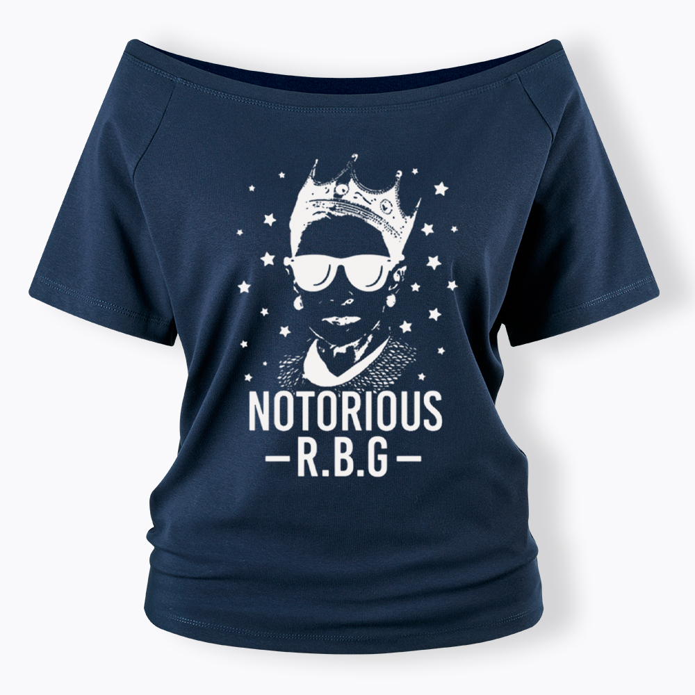 Notorious RBG Off Shoulder T-Shirt
