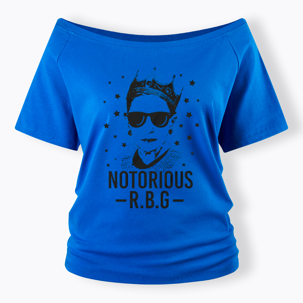 Notorious RBG Off Shoulder T-Shirt