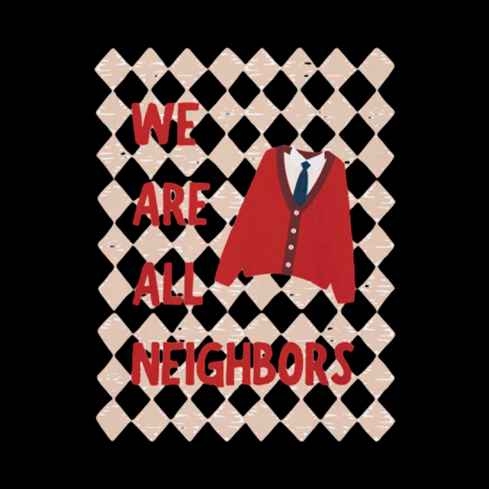 We Are All Neighbors Off Shoulder T-Shirt