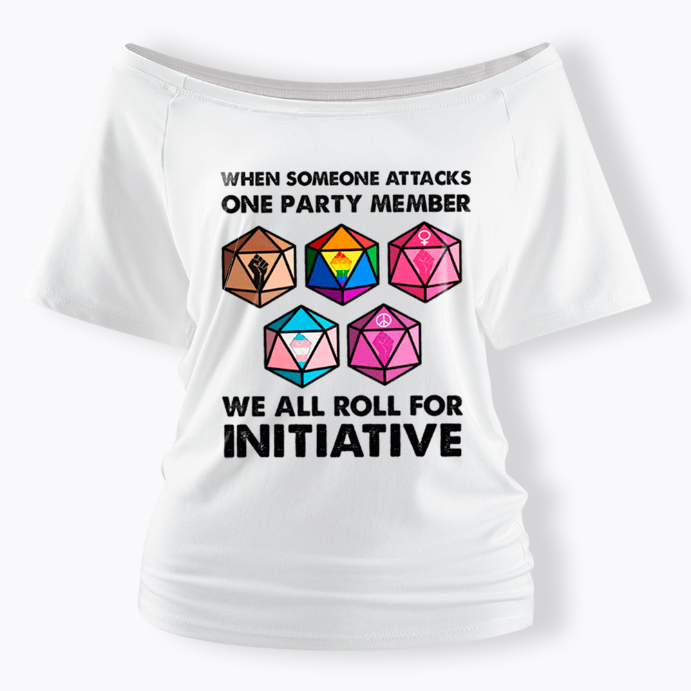 When Someone Attacks LGBT Pride Off Shoulder T-Shirt