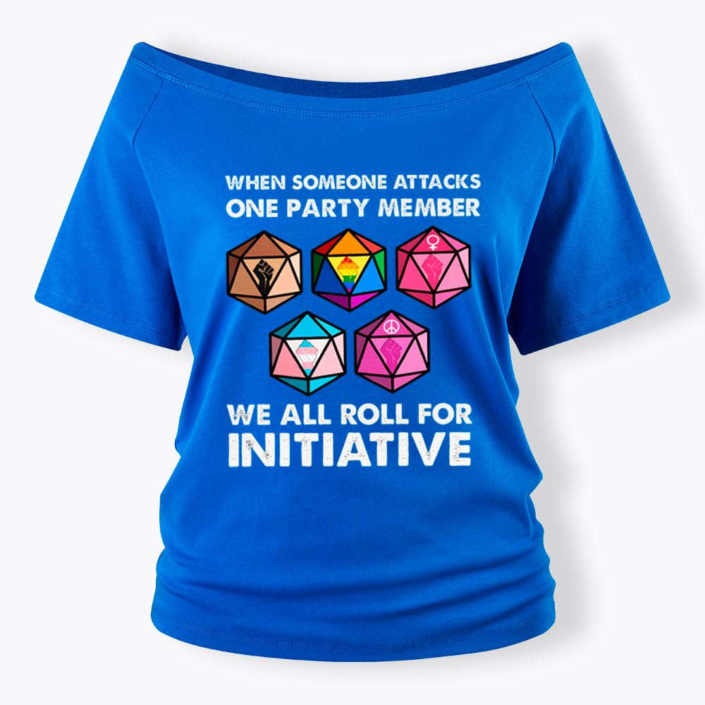 When Someone Attacks LGBT Pride Off Shoulder T-Shirt