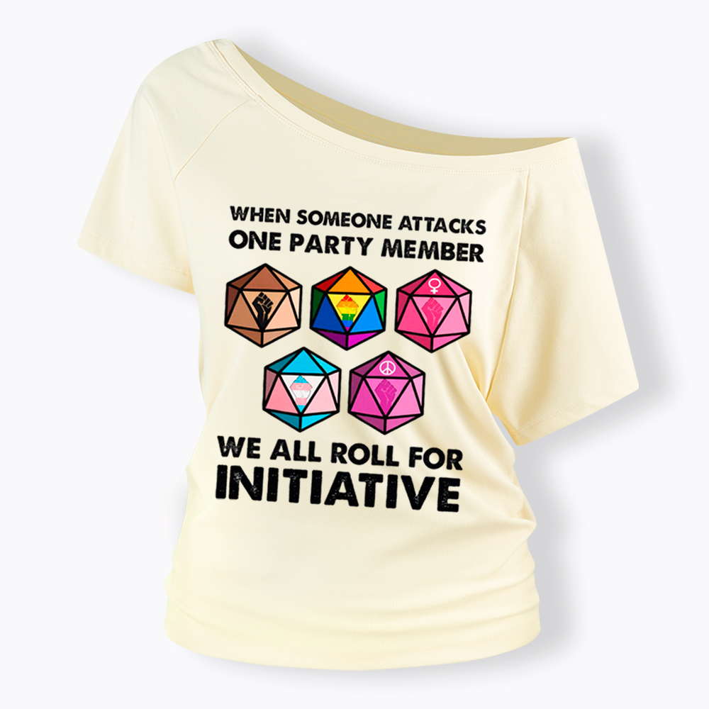When Someone Attacks LGBT Pride Off Shoulder T-Shirt