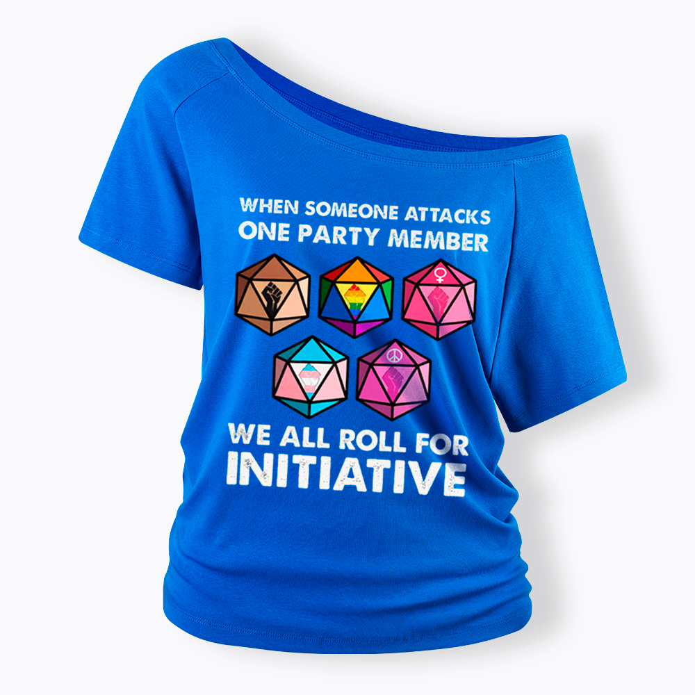 When Someone Attacks LGBT Pride Off Shoulder T-Shirt