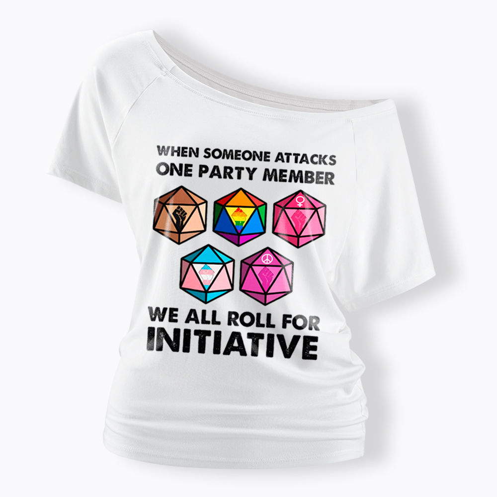 When Someone Attacks LGBT Pride Off Shoulder T-Shirt