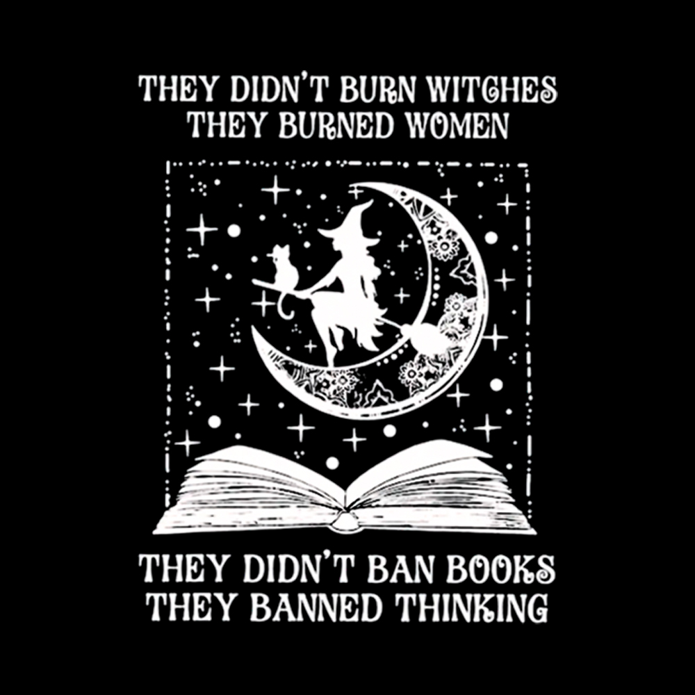 They Didn't Burn Witches They Burned Women Off Shoulder T-Shirt