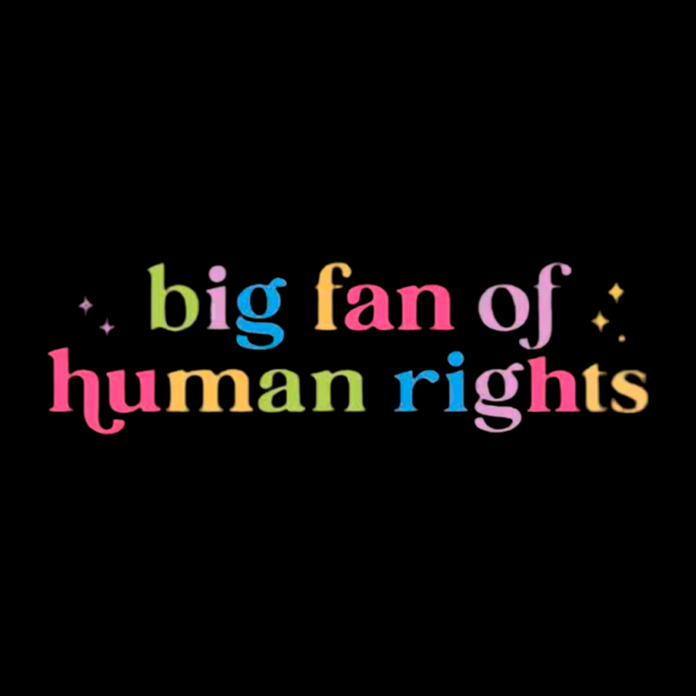 Big Fan Of Human Rights Equality Cropped T-Shirt