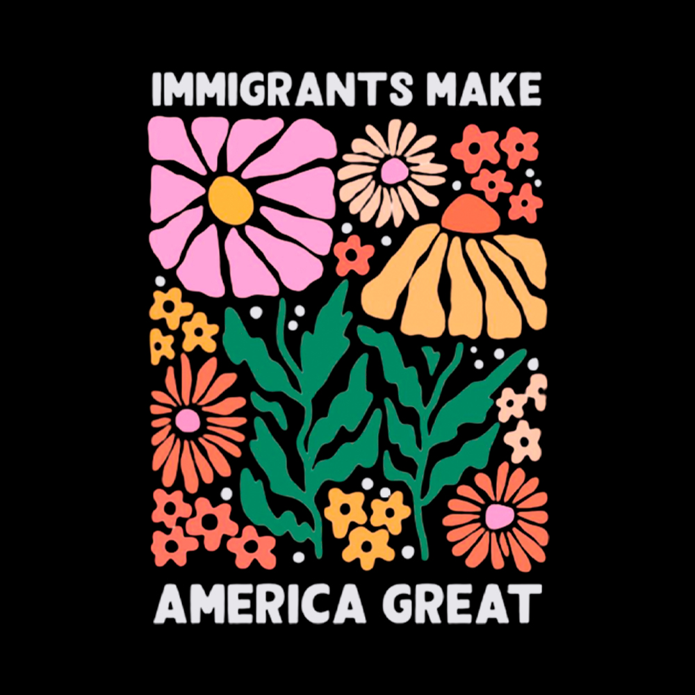 Immigrants Make America Great Cropped T-Shirt