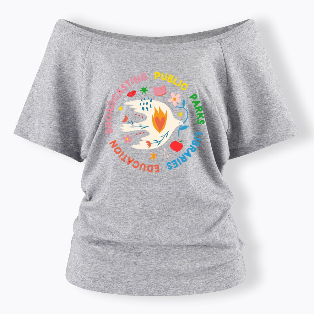 Protect Our Public Parks Off Shoulder T-shirts