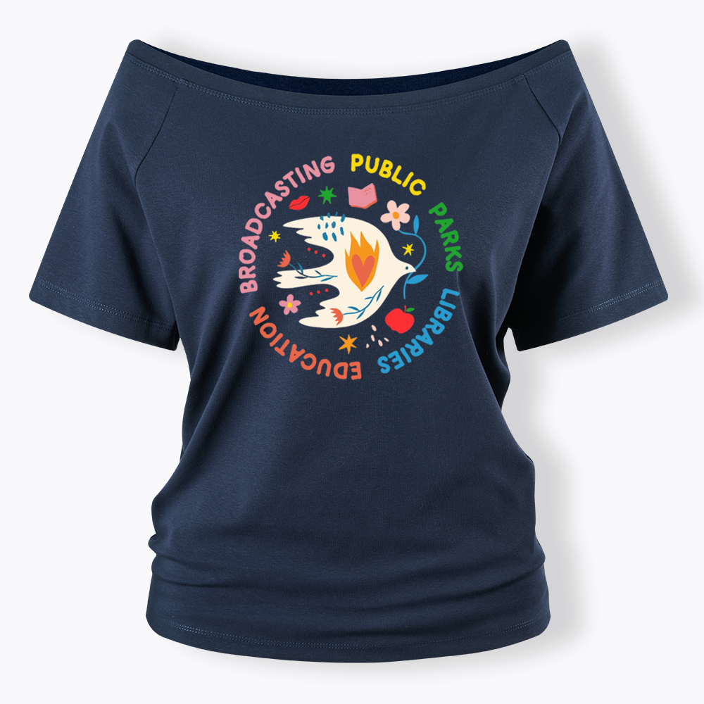 Protect Our Public Parks Off Shoulder T-shirts