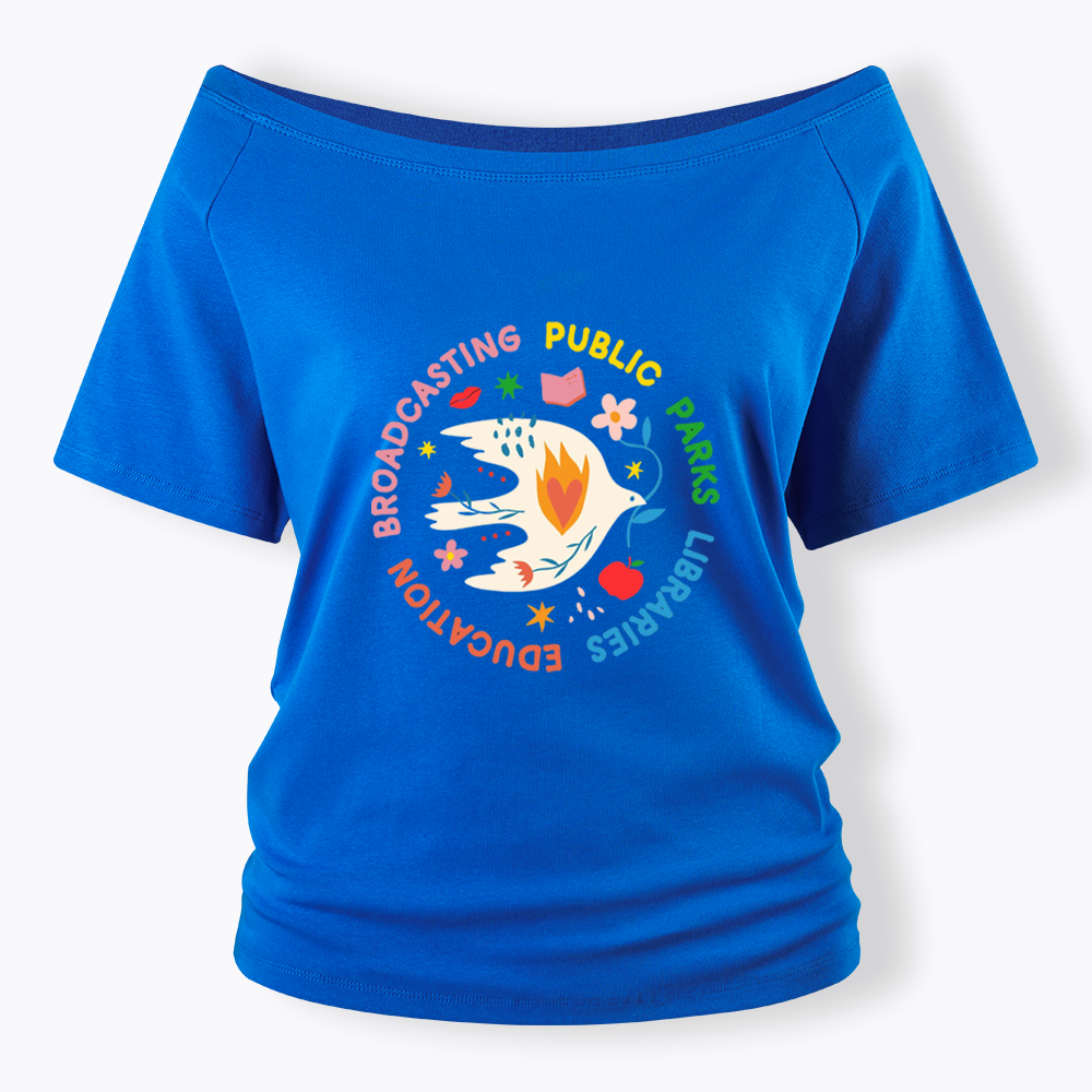 Protect Our Public Parks Off Shoulder T-shirts