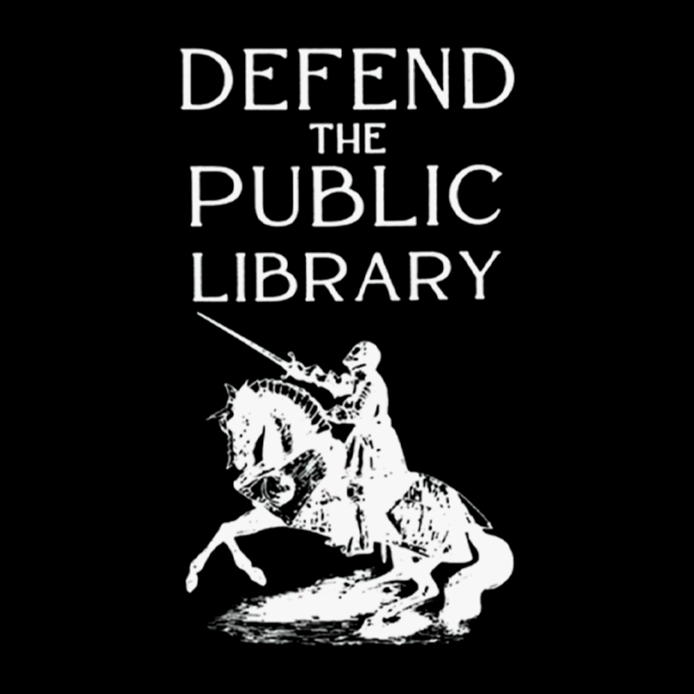 Defend The Public Library Off Shoulder T-Shirt