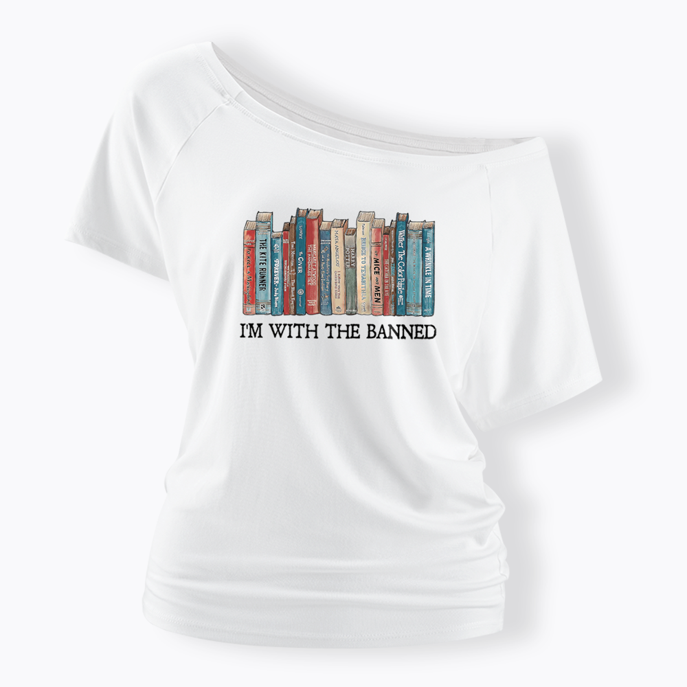 I'm With The Banned Off Shoulder T-shirts