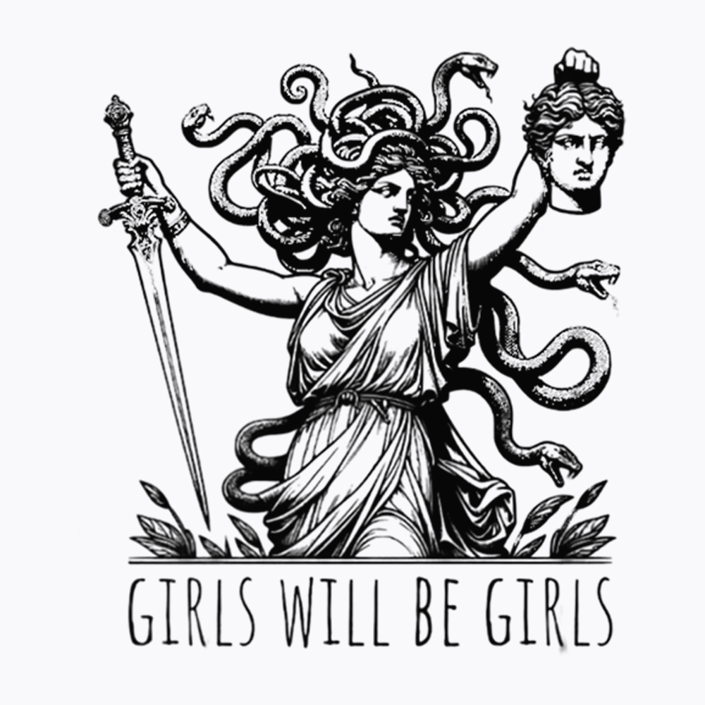 Girls Will Be Girls Off Shoulder T-Shirt