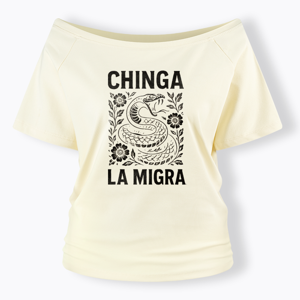 Immigrant Rights Off Shoulder T-shirts
