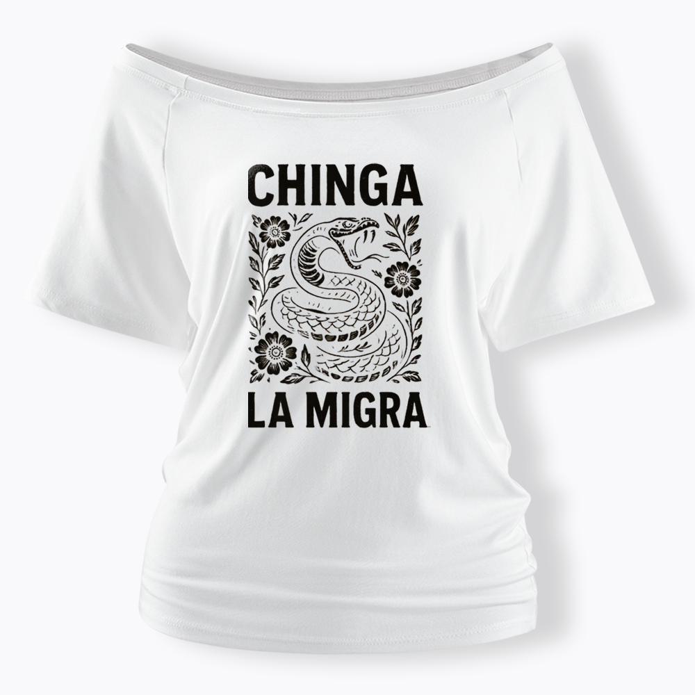 Immigrant Rights Off Shoulder T-shirts