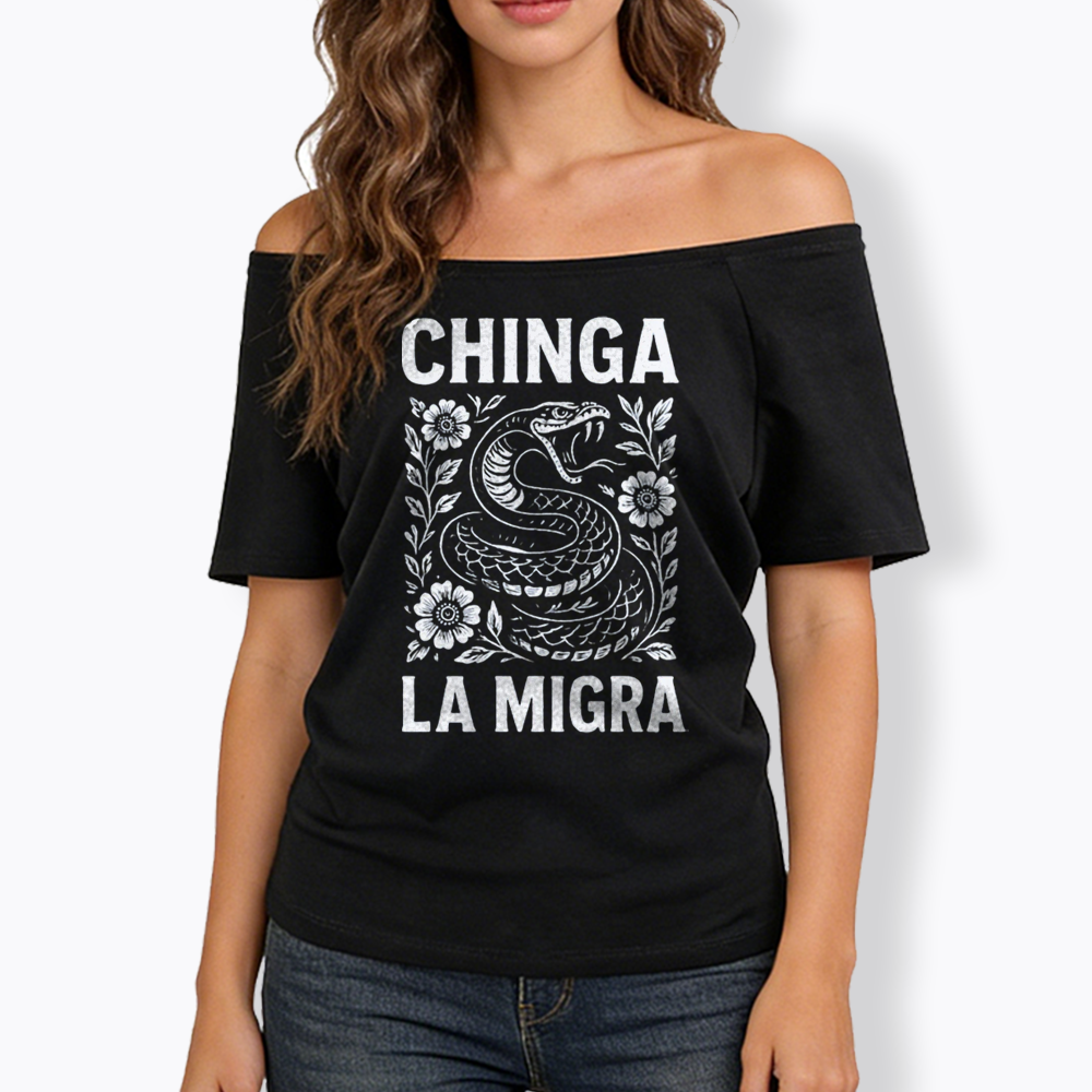 Immigrant Rights Off Shoulder T-shirts