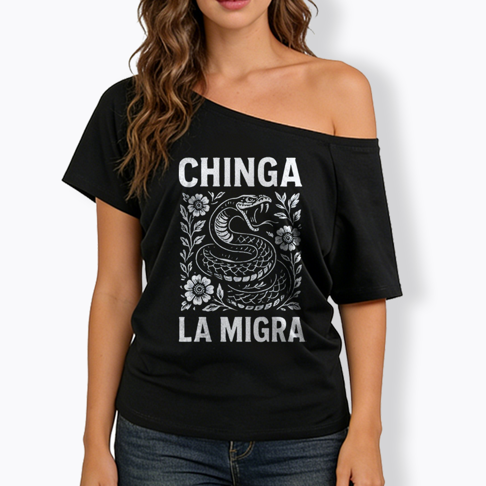 Immigrant Rights Off Shoulder T-shirts