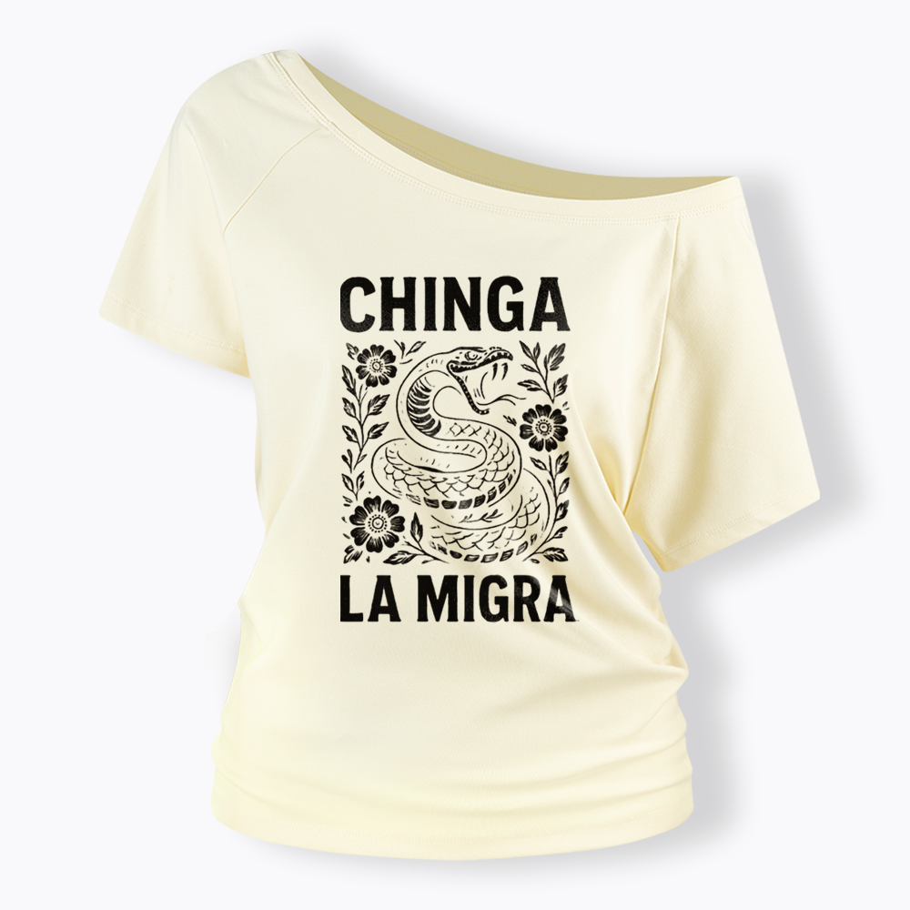 Immigrant Rights Off Shoulder T-shirts