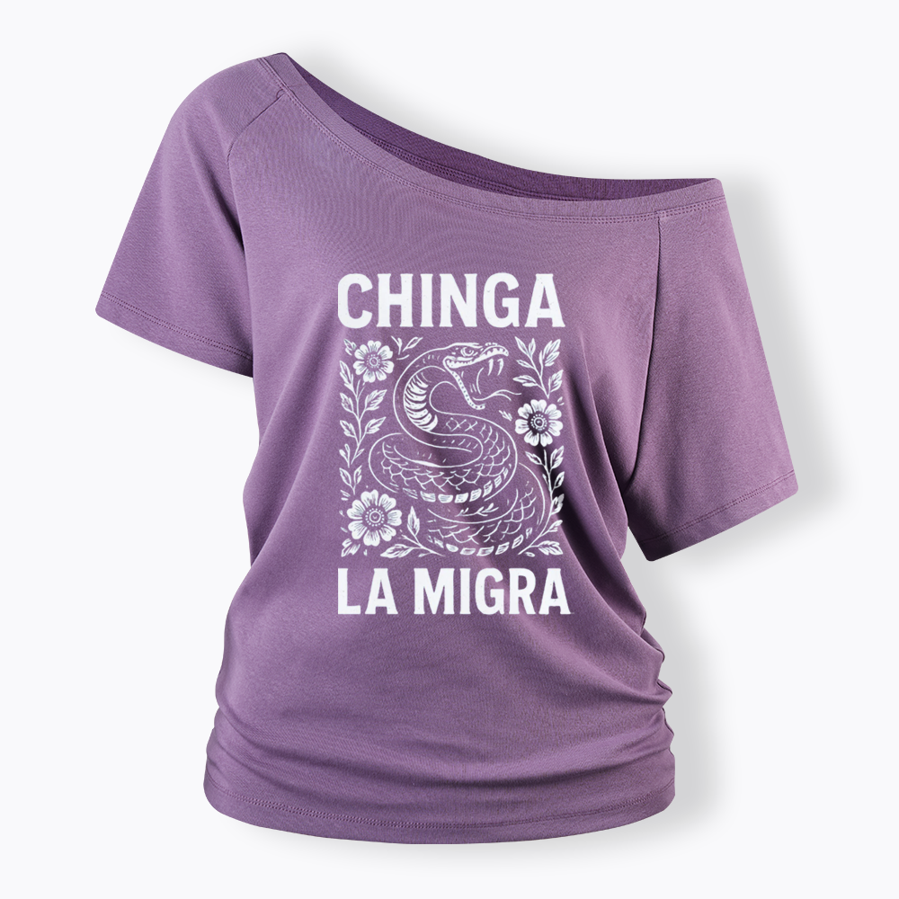 Immigrant Rights Off Shoulder T-shirts