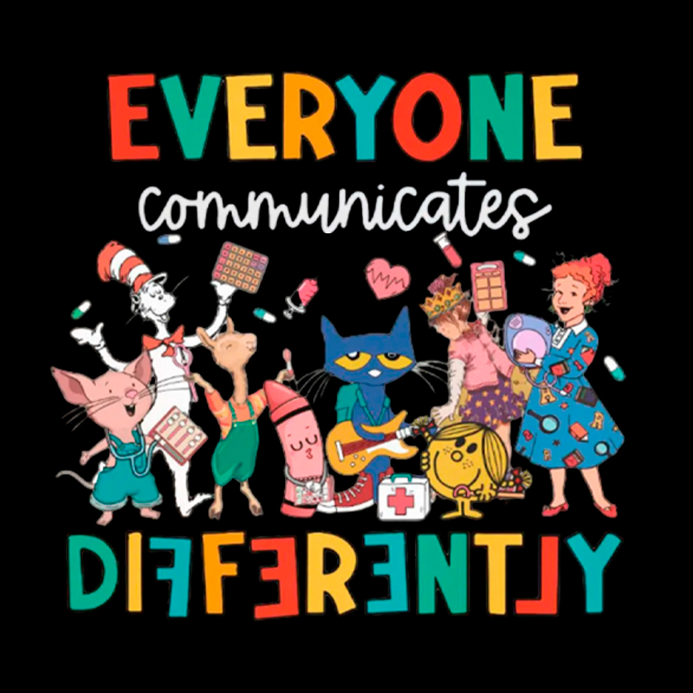 Everyone Communicates Differently Cropped T-Shirt