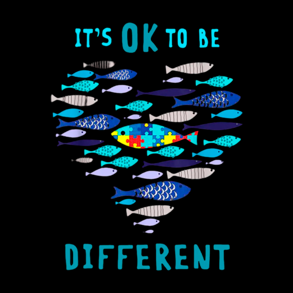 It's OK to Be Different Cropped T-Shirt