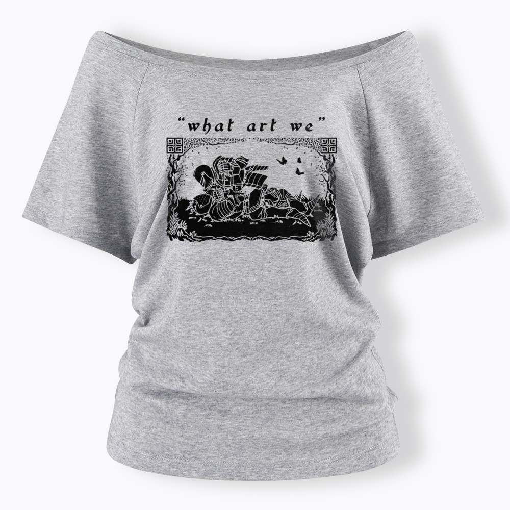 What art We Off Shoulder T-shirts