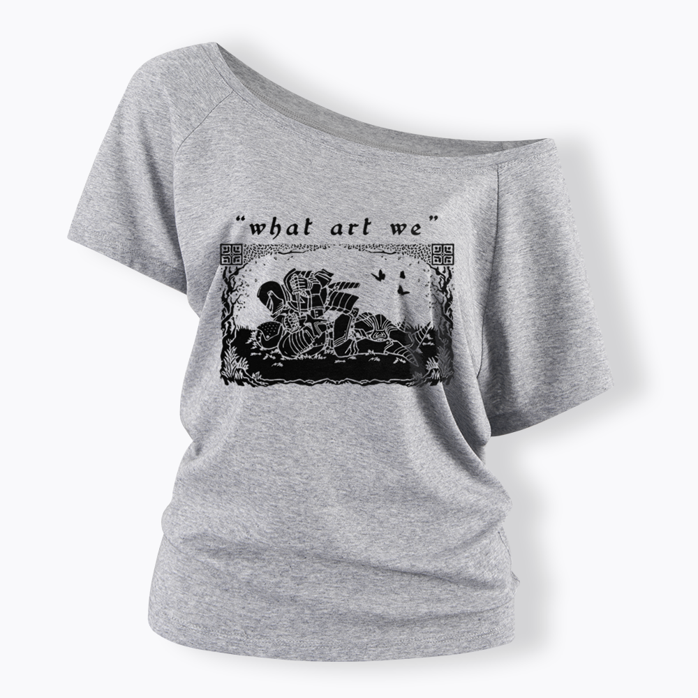 What art We Off Shoulder T-shirts
