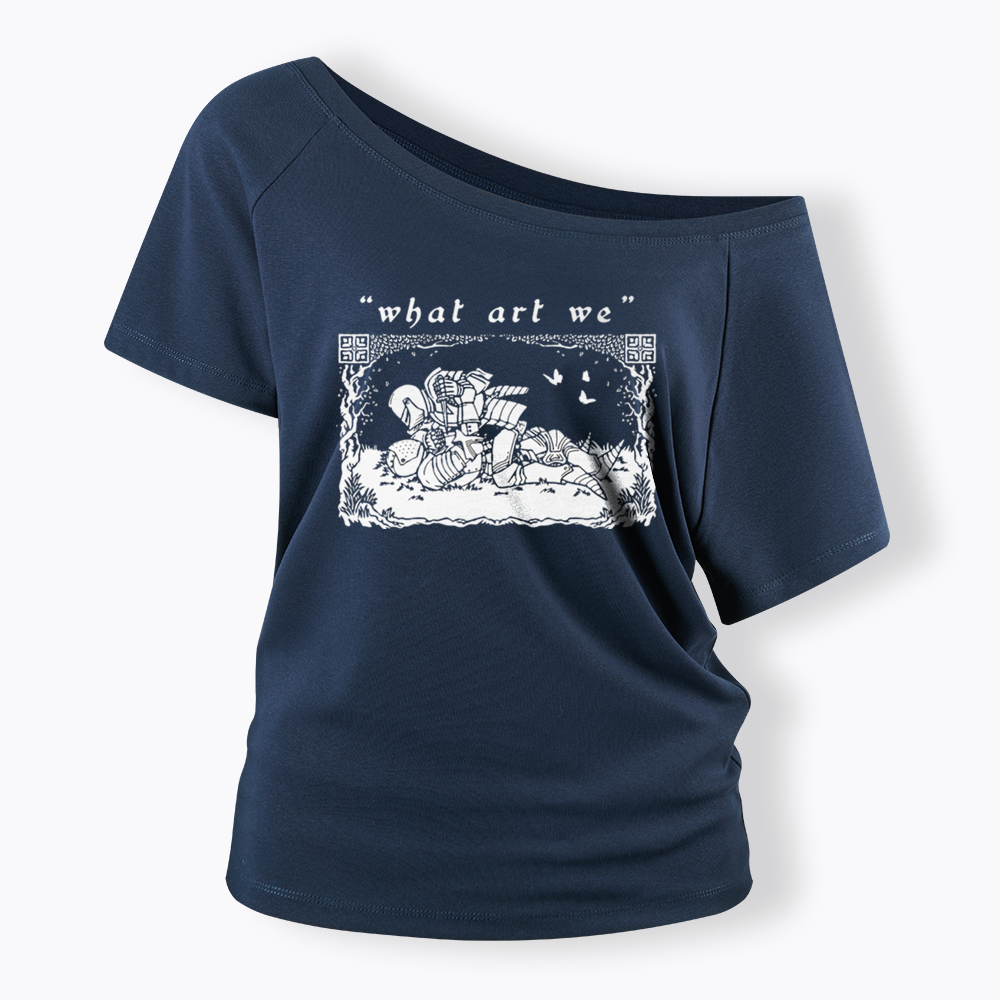 What art We Off Shoulder T-shirts