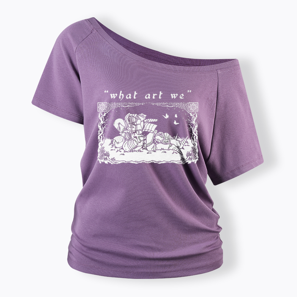 What art We Off Shoulder T-shirts