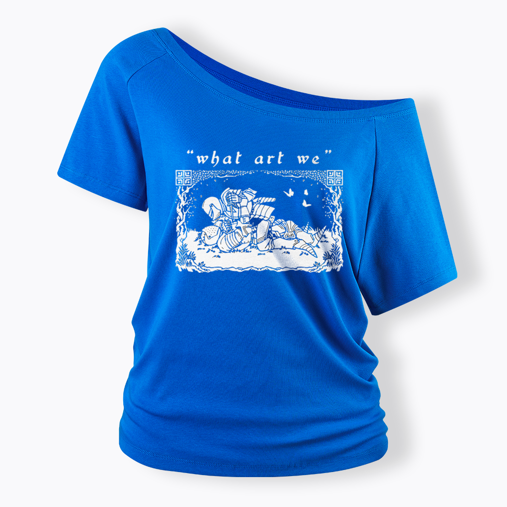What art We Off Shoulder T-shirts