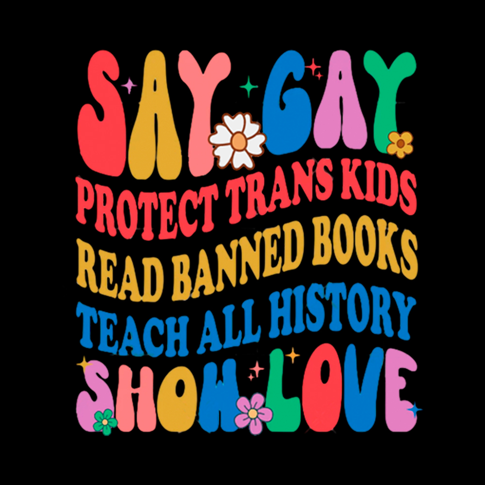 Say Gay Protect Trans Kids Read Banned Books LGBT Cropped T-Shirt