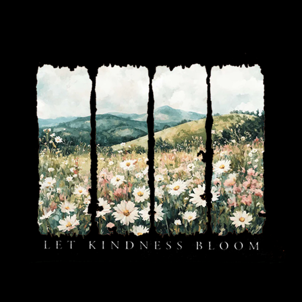Let Kindness Bloom Off Shoulder T-shirts