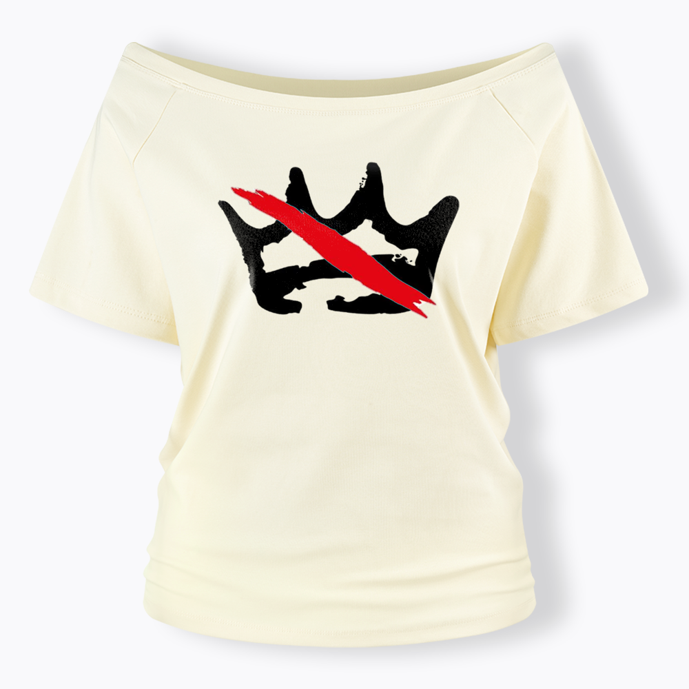 No Kings Off Shoulder T-shirts