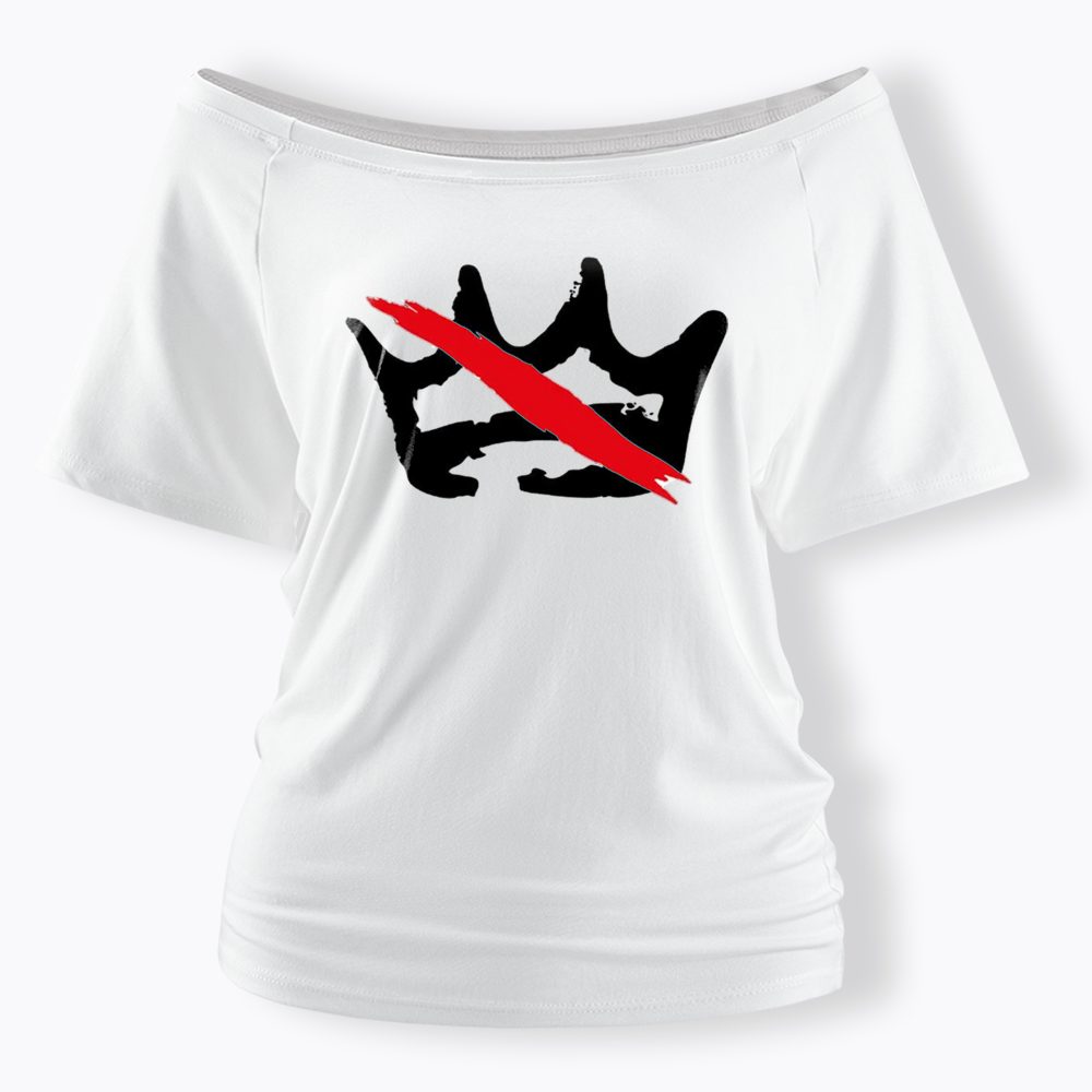 No Kings Off Shoulder T-shirts
