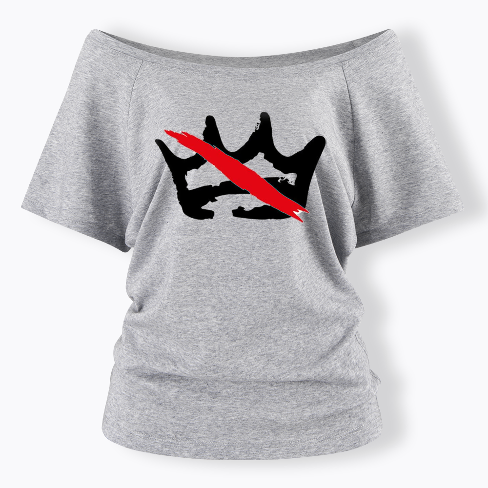 No Kings Off Shoulder T-shirts