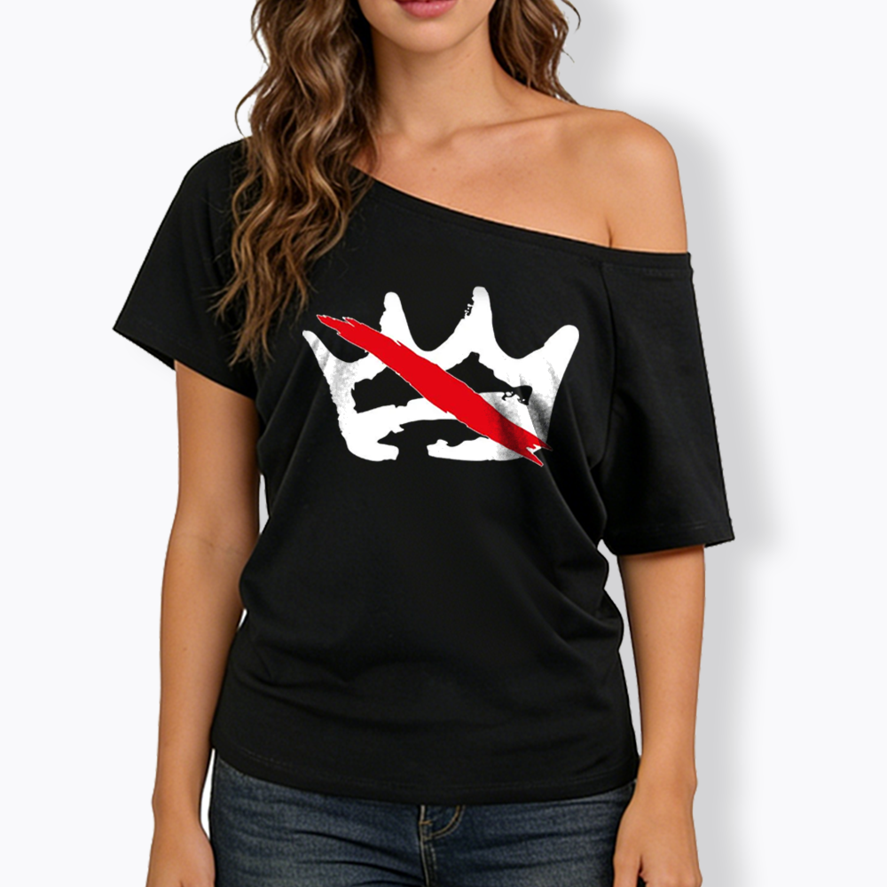 No Kings Off Shoulder T-shirts