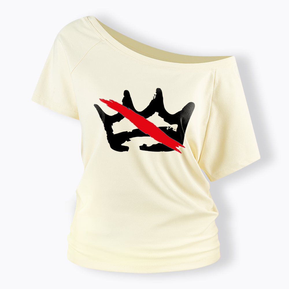No Kings Off Shoulder T-shirts