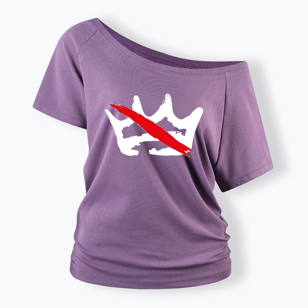 No Kings Off Shoulder T-shirts