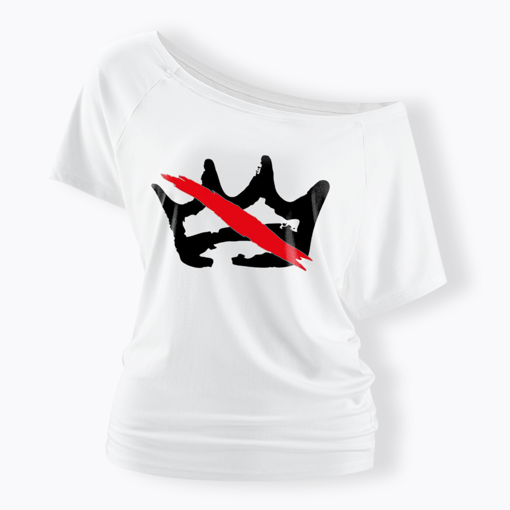 No Kings Off Shoulder T-shirts