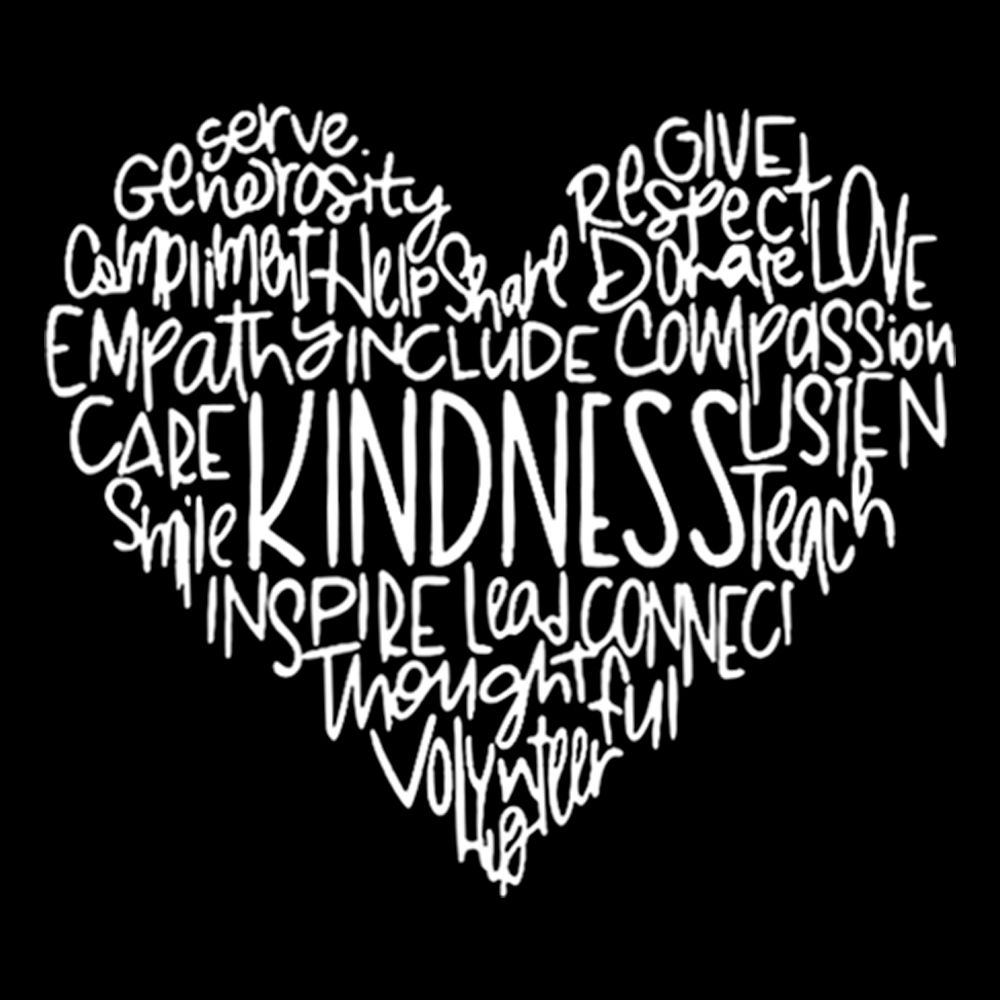 Cute Heart Be Kind Cropped T-Shirt