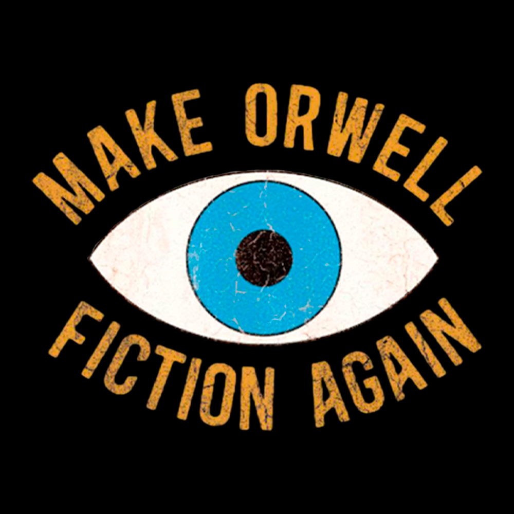 Make Orwell Fiction Again Cropped T-Shirt
