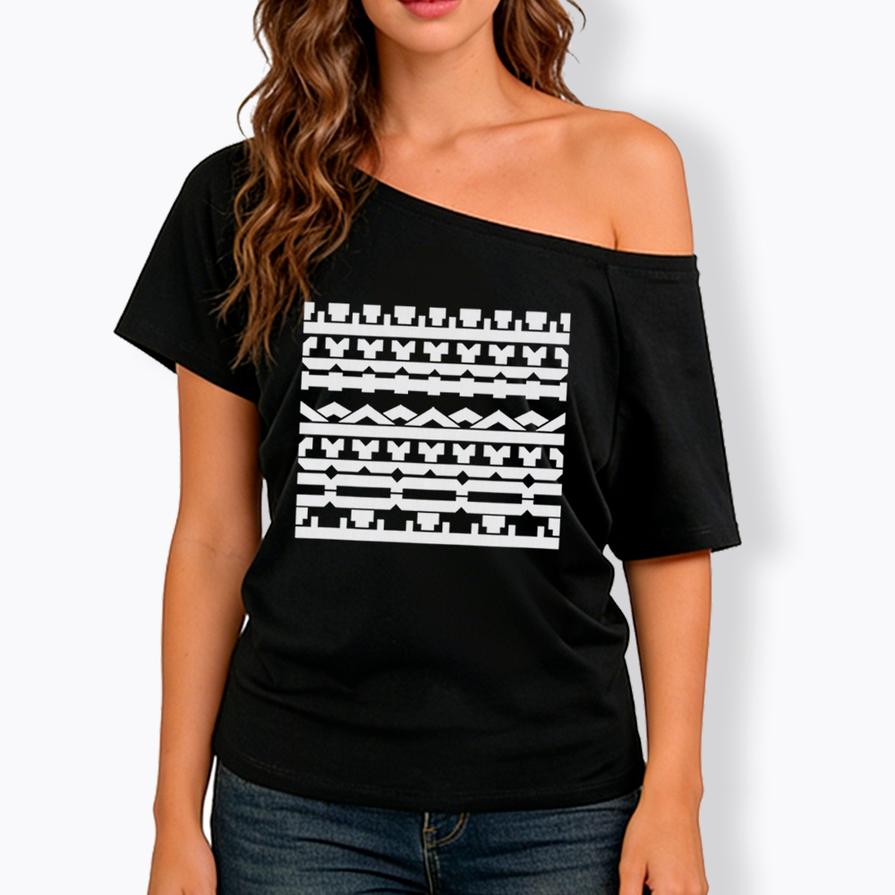 Chinga La Migra Off Shoulder T-Shirt