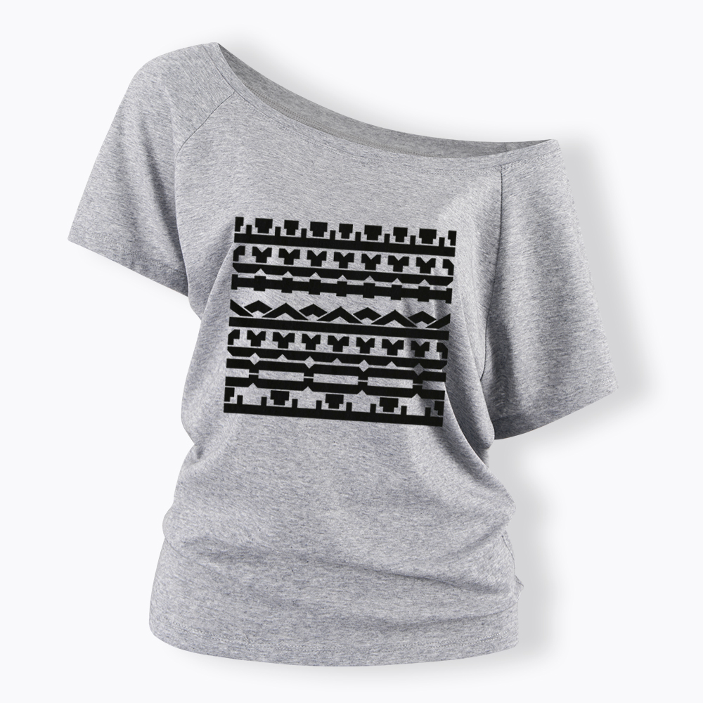 Chinga La Migra Off Shoulder T-Shirt